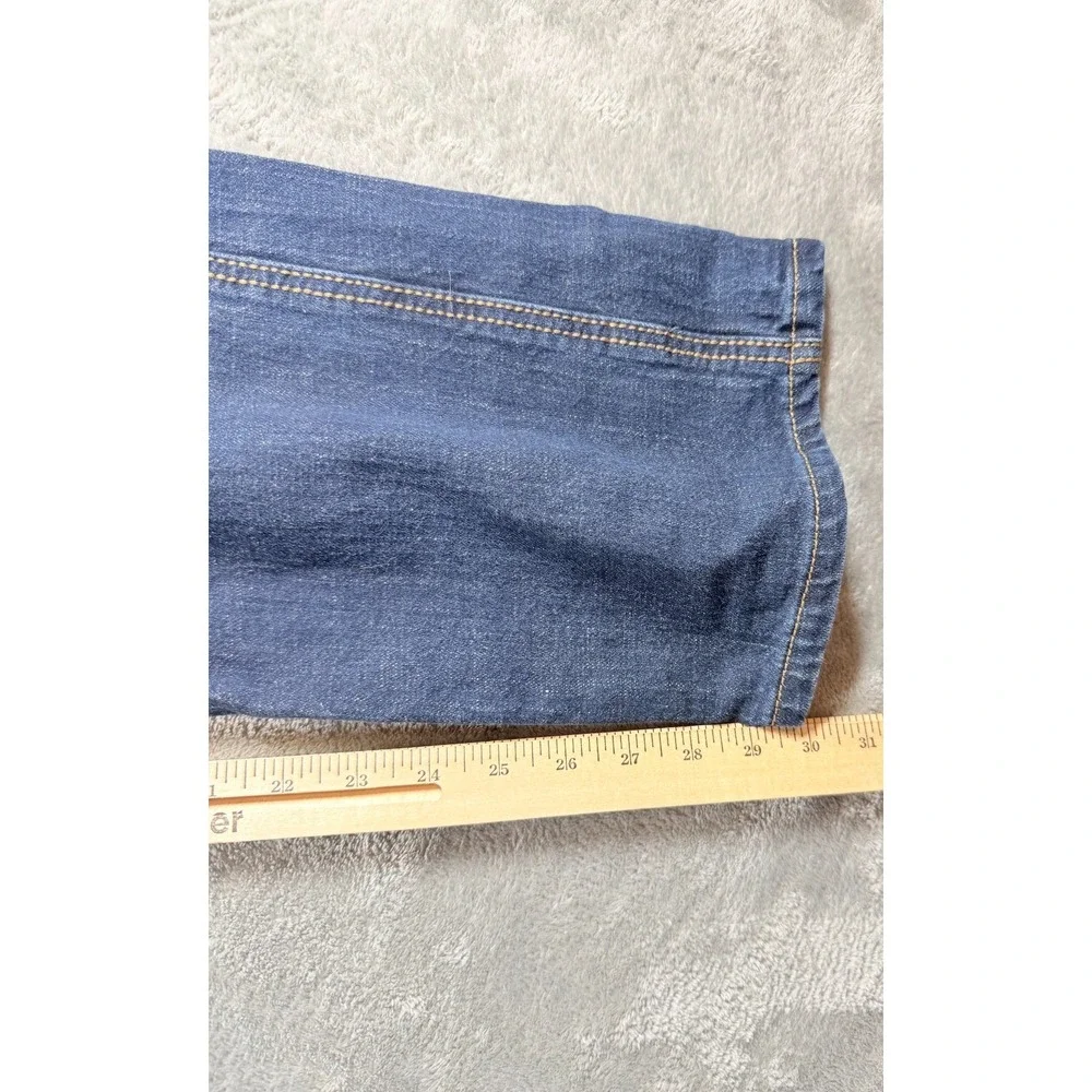 Wrangler Retro Relaxed Boot Jeans 33x30 Dark Wash Stretch Cowboy Western Denim